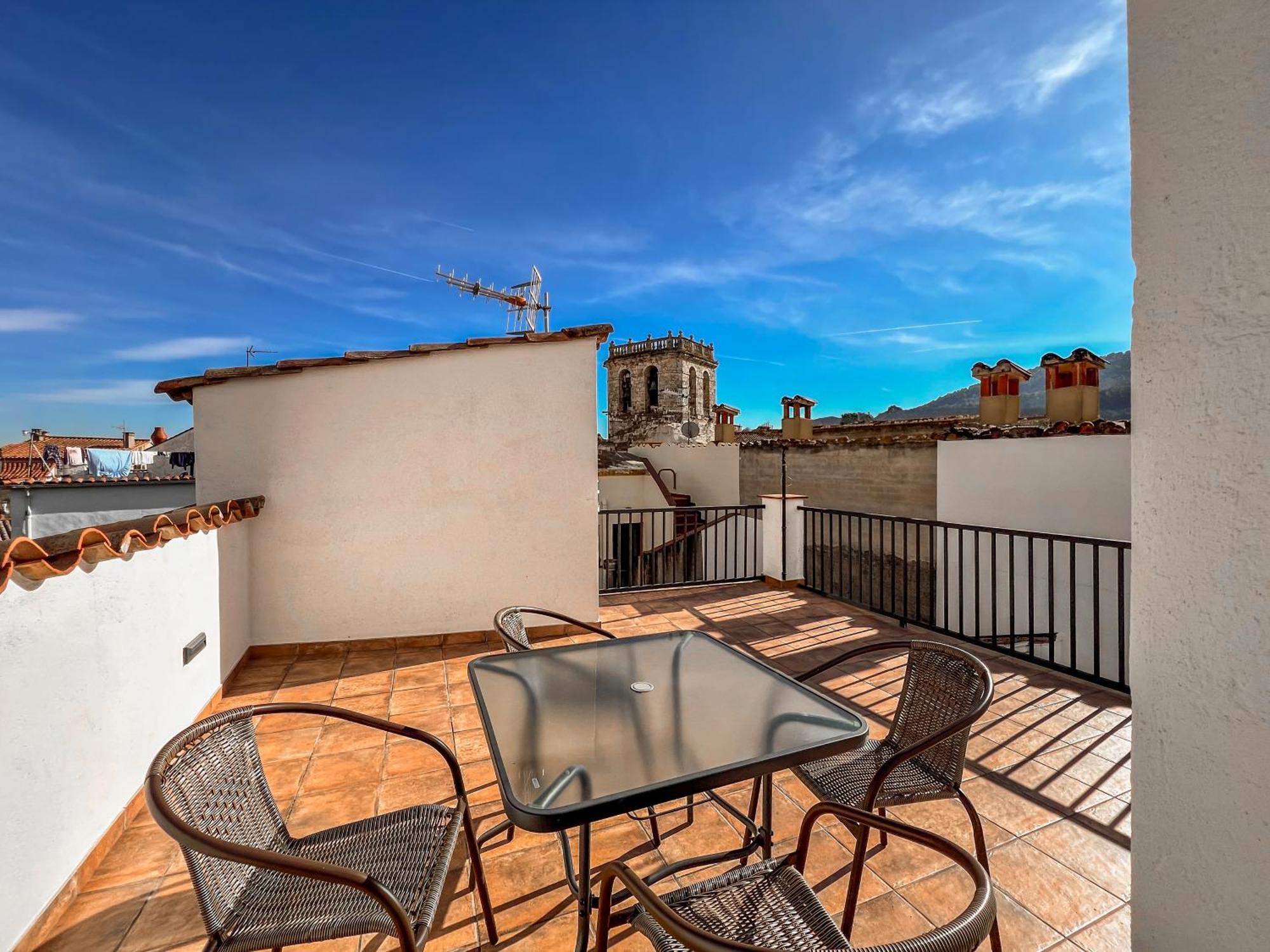 Ganganell Atic Apartamento Con Terraza En Besalú Екстериор снимка