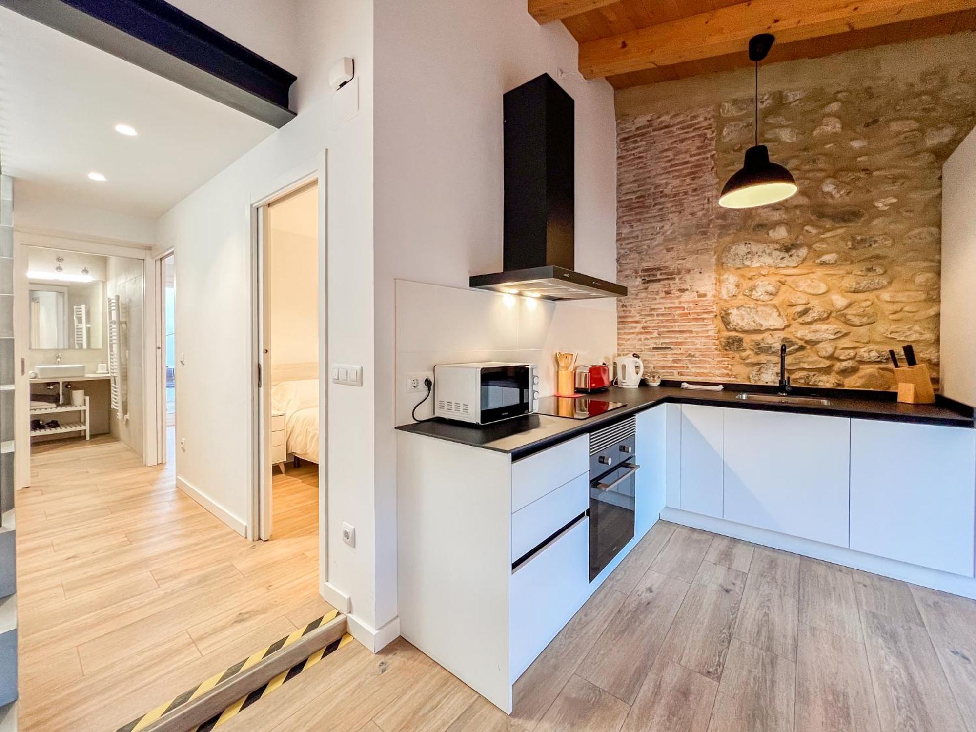 Ganganell Atic Apartamento Con Terraza En Besalú Екстериор снимка